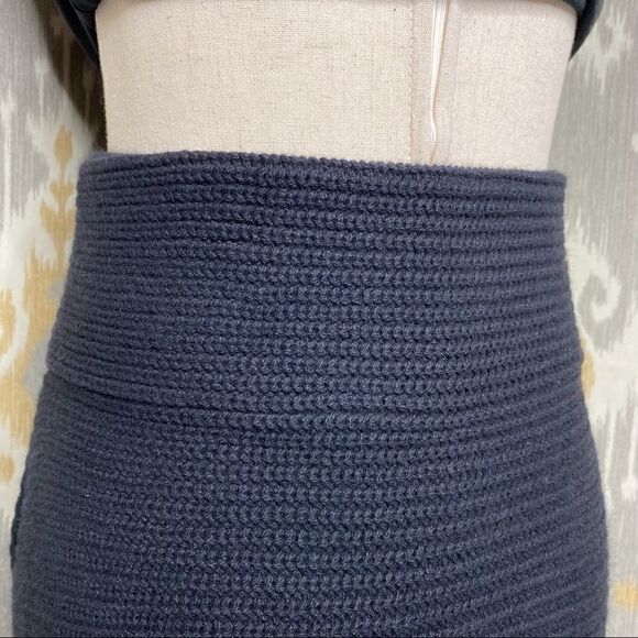 Ralph Lauren Black Angora Sweater Knit Tulip Skirt - Picture 10 of 16